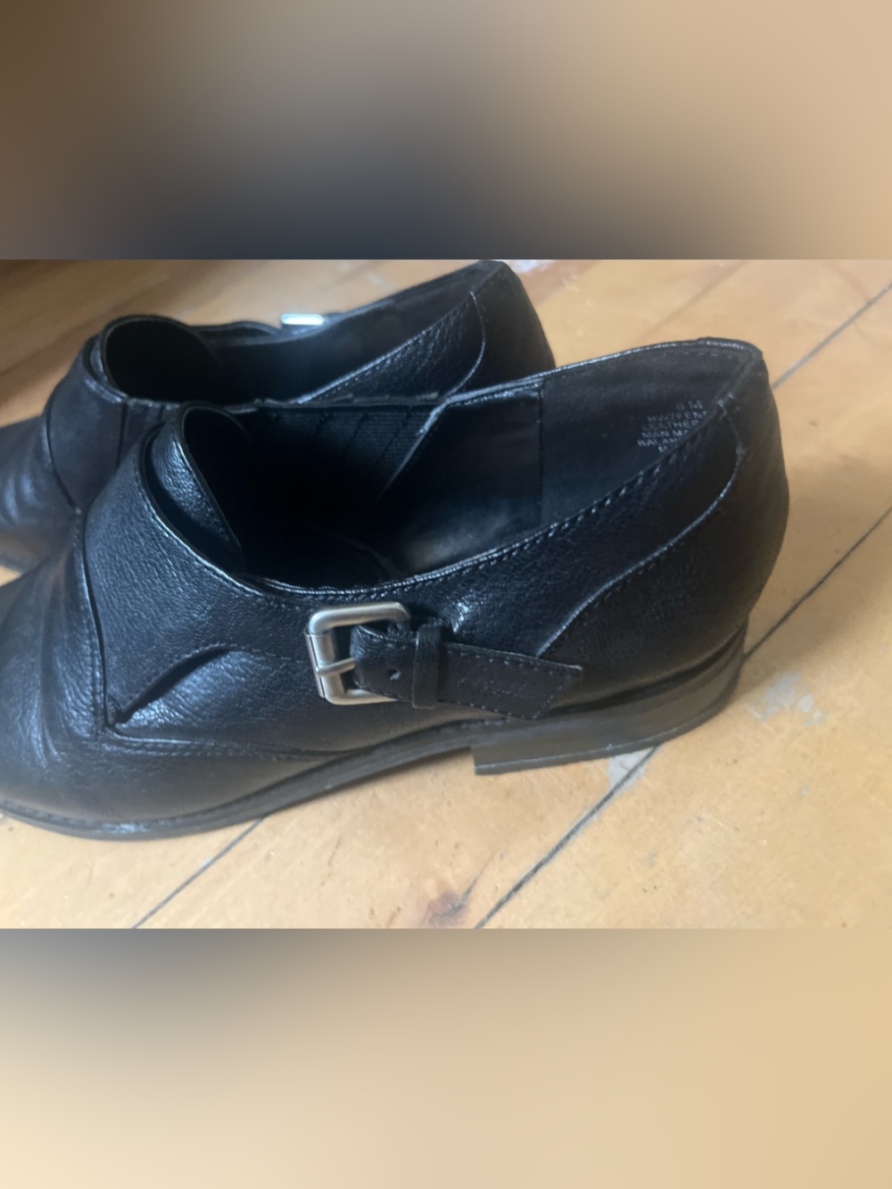 Nine West Black Leather monk strap shoes - Picture 7 of 9